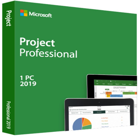 Microsoft Office Project Professional 2019 Download License Key 1 User Genuine License Code